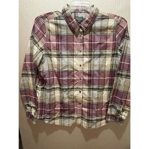 Pendleton Womens Plaid Button Up Shirt XLP B2
